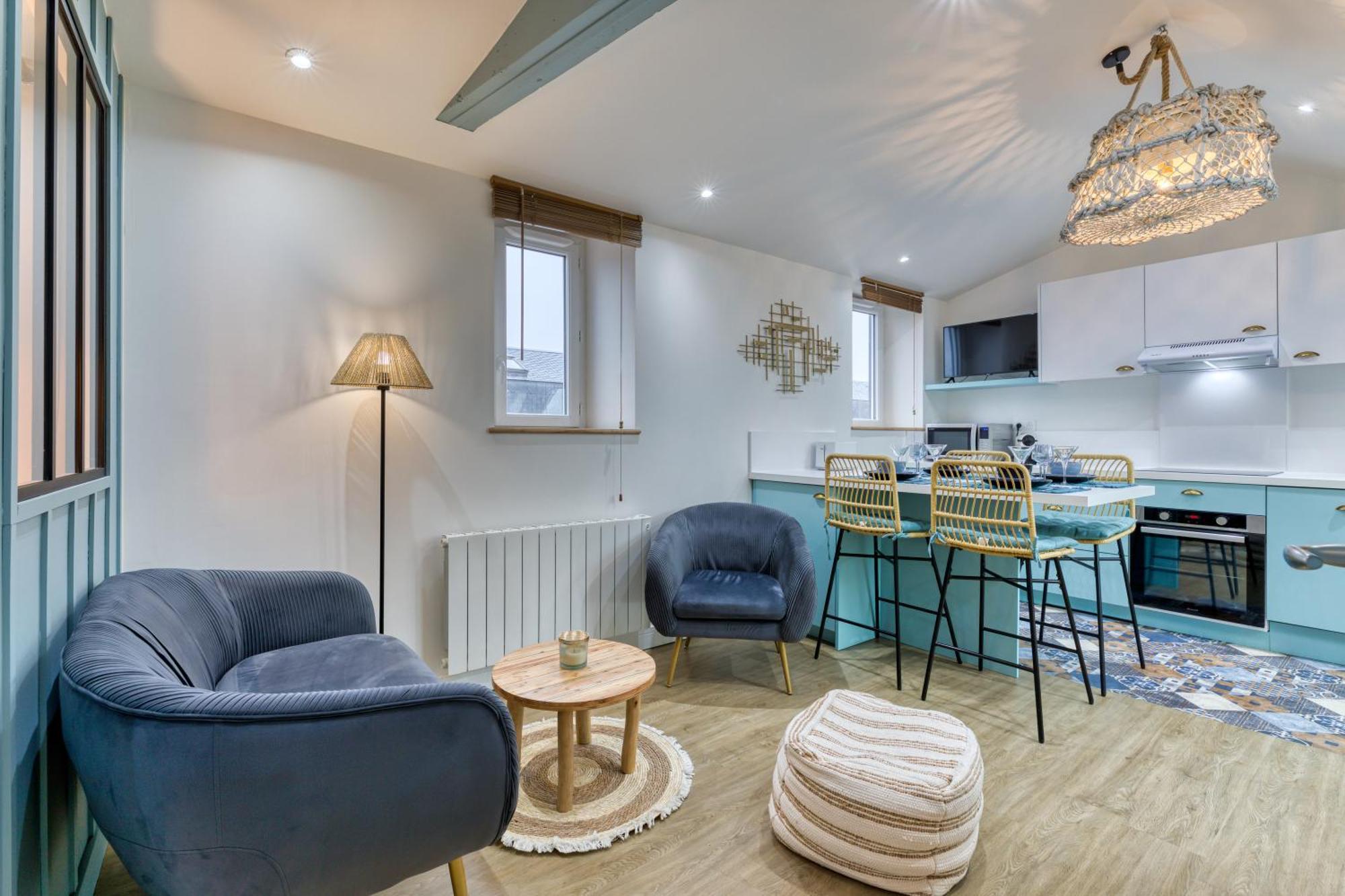 Appartement « Le Casier » Vue Mer Fécamp Esterno foto