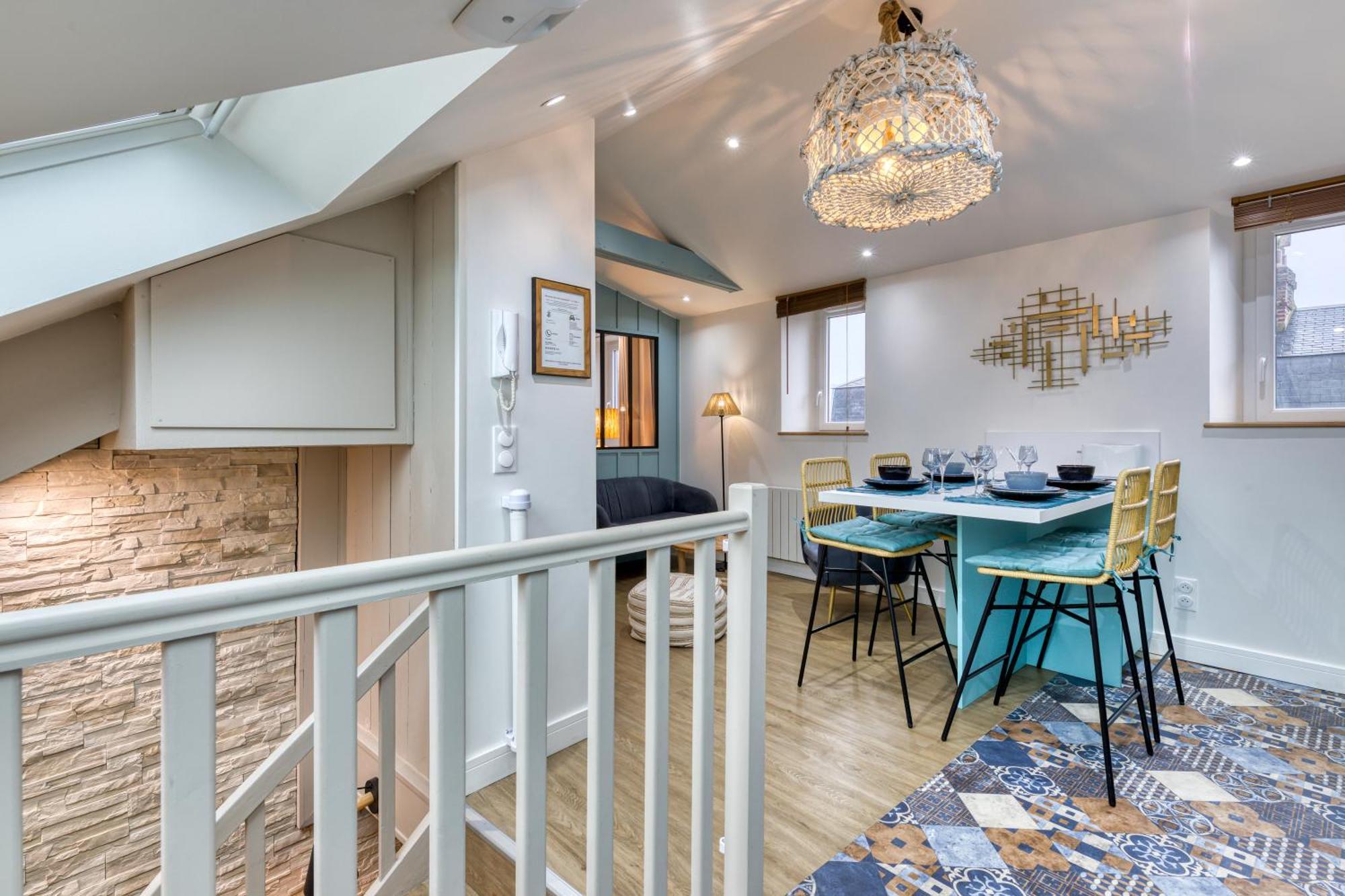 Appartement « Le Casier » Vue Mer Fécamp Esterno foto